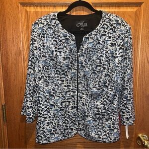 Alex Evenings sequined jacket NWT